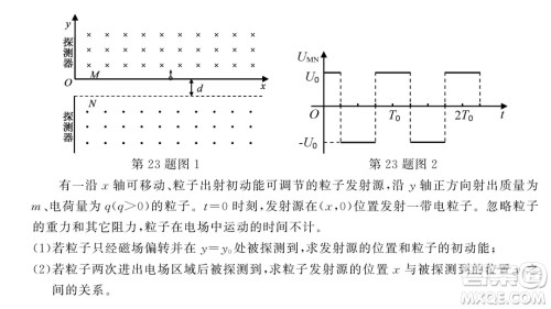 2018年11月浙江选考物理试题及答案 2018年11月浙江选考物理试题及答案
