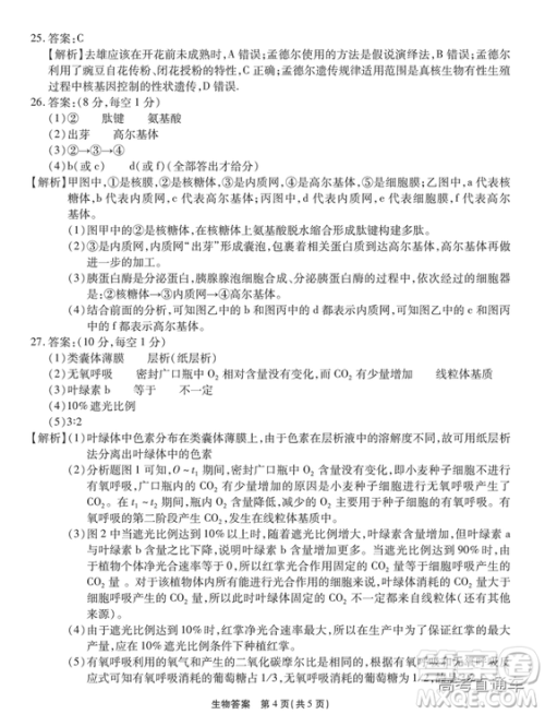 江淮十校2019高三第二次联考理科综合试题及参考答案 江淮十校2019高三第二次联考理科综合试题及参考答案