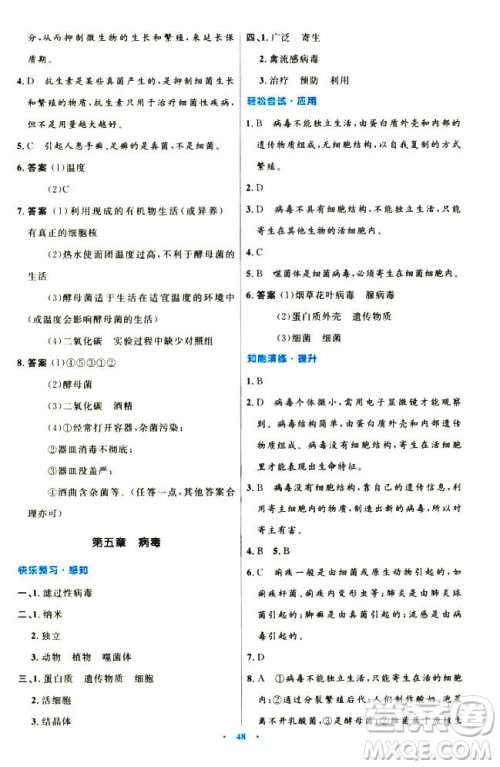 9787107316821优化设计8年级生物学上册人教版答案 9787107316821优化设计8年级生物学上册人教版答案