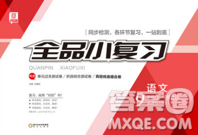 2018全品小复习语文九年级合订本人教版答案