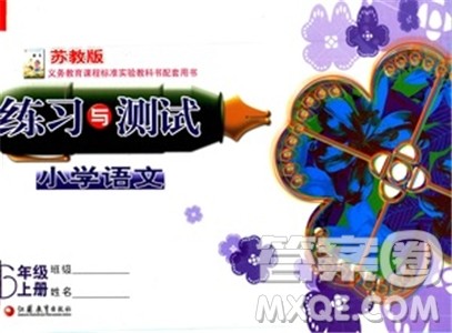 2018年凤凰教育练习与测试六年级上册语文江苏版参考答案