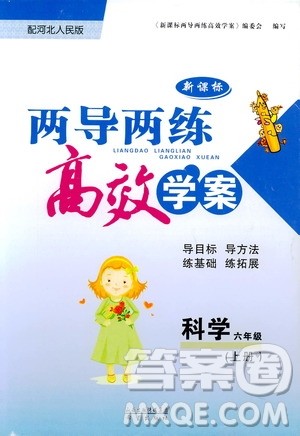 河北人民版2018年新课标两导两练高效学案六年级上册科学答案