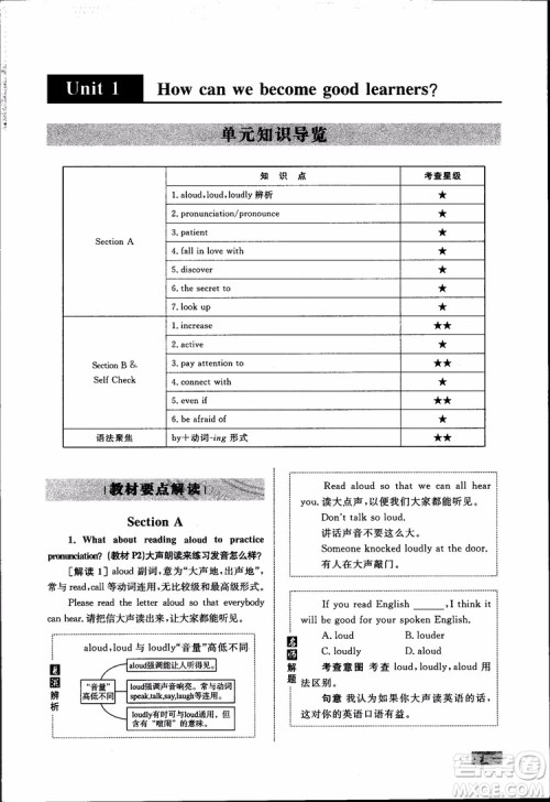 人教版2018九年级英语全一册初中同步学考优化设计参考答案 人教版2018九年级英语全一册初中同步学考优化设计参考答案