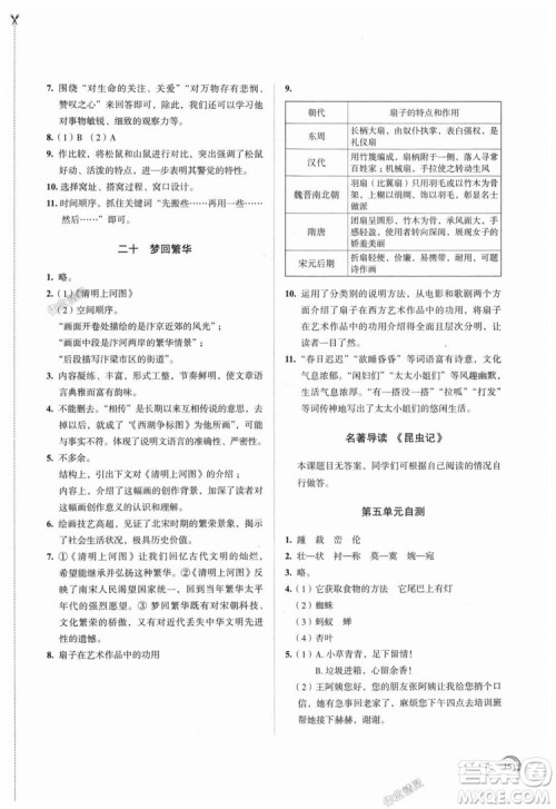 9787549974177学习与评价2018年8年级上册语文答案