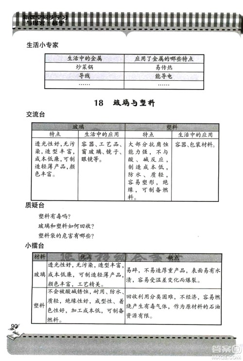 9787543663657五年级科学上册2018年秋青岛版新课堂同步学习与探究答案 9787543663657五年级科学上册2018年秋青岛版新课堂同步学习与探究答案