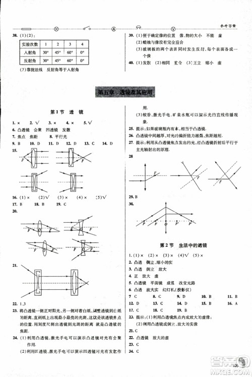2018年轻巧夺冠物理八年级上册六三制青岛专用9787543637603参考答案 2018年轻巧夺冠物理八年级上册六三制青岛专用9787543637603参考答案