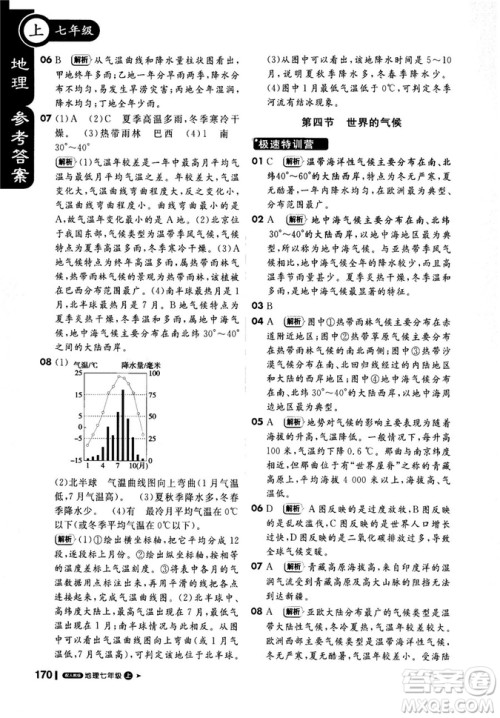 9787552258080轻巧夺冠2018年课堂直播七年级地理上册人教版答案