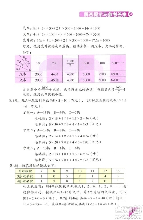 2018新版5年级上册学数学长智慧第9册第二版答案 2018新版5年级上册学数学长智慧第9册第二版答案