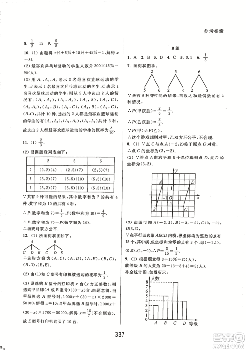 9787567524187尖子生培优教材九年级数学全一册RJ人教A版2018年参考答案