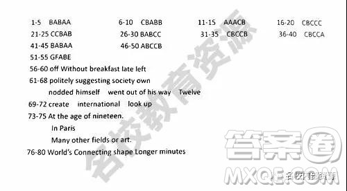 哈尔滨市南岗区2018-2019学年度九年级上期末英语试卷及答案 哈尔滨市南岗区2018-2019学年度九年级上期末英语试卷及答案