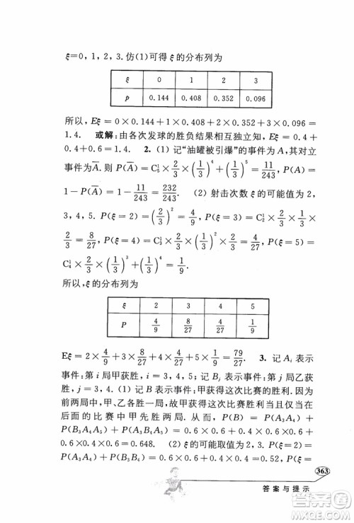 2018年解题高手高中数学第六版参考答案 2018年解题高手高中数学第六版参考答案