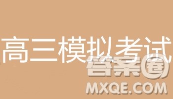 淮北宿州2019届高三第一次模拟考试文科数学试题参考答案