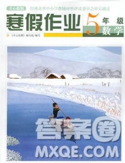 武汉出版社2019新版开心假期寒假作业人教版五年级数学答案