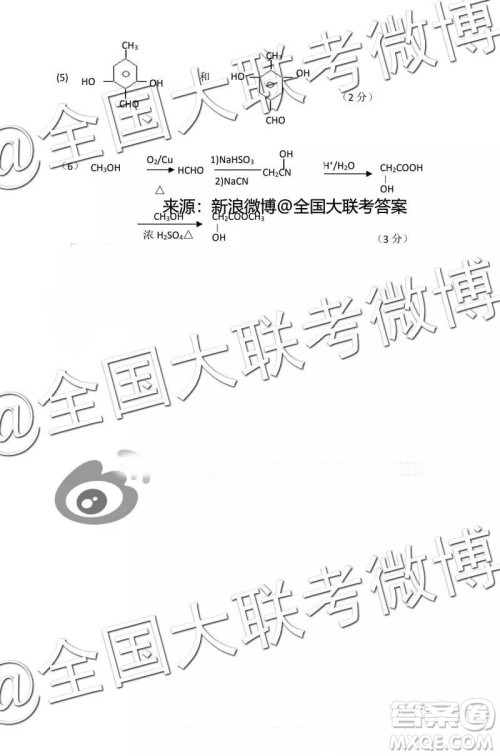 九江市2019年高考第一次模拟考试理科综合参考答案