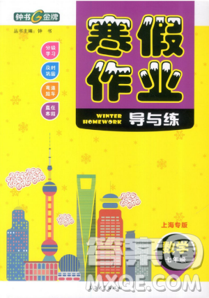 上海专版钟书金牌2019寒假作业导与练数学七年级参考答案 上海专版钟书金牌2019寒假作业导与练数学七年级参考答案