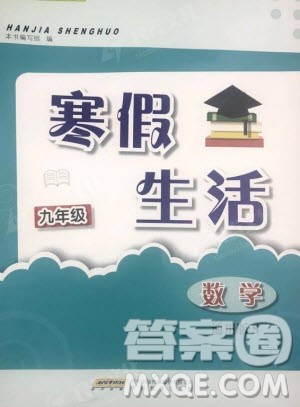 2019安徽教育出版社寒假生活九年级数学通用版S答案