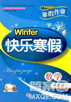 武汉大学出版社2019年Happy寒假作业Winter快乐寒假九年级数学答案