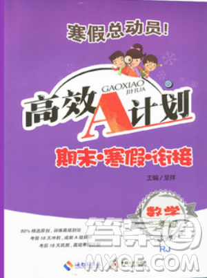 寒假总动员2019年高效A计划期末寒假衔接三年级数学人教通用版答案 寒假总动员2019年高效A计划期末寒假衔接三年级数学人教通用版答案