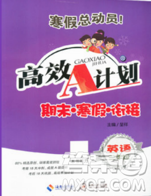 寒假总动员2019年高效A计划期末寒假衔接三年级英语人教版答案