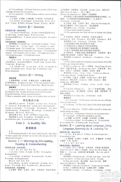 2019高中同步学考优化设计英语选修6人教版答案