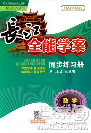 2019版长江全能学案同步练习册八年级下册数学人教版参考答案