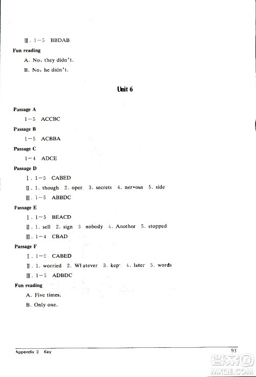 2019年长江全能学案英语阅读训练八年级下册人教版参考答案 2019年长江全能学案英语阅读训练八年级下册人教版参考答案