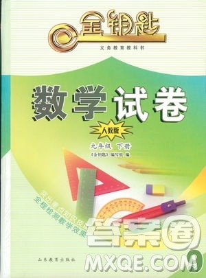 2019年金钥匙数学试卷人教版九年级下册参考答案