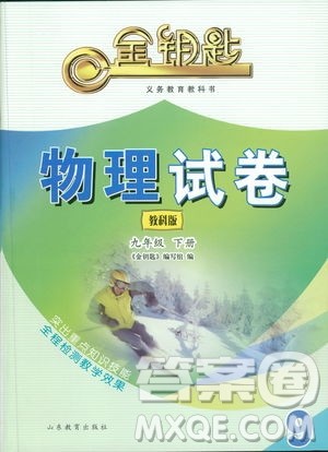 教科版2019年金钥匙物理试卷九年级下册参考答案