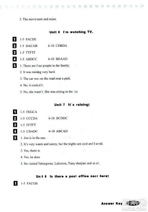 人民教育出版社2019年英语同步阅读七年级下册参考答案 人民教育出版社2019年英语同步阅读七年级下册参考答案