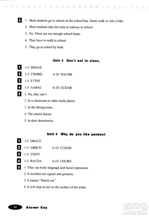 人民教育出版社2019年英语同步阅读七年级下册参考答案 人民教育出版社2019年英语同步阅读七年级下册参考答案