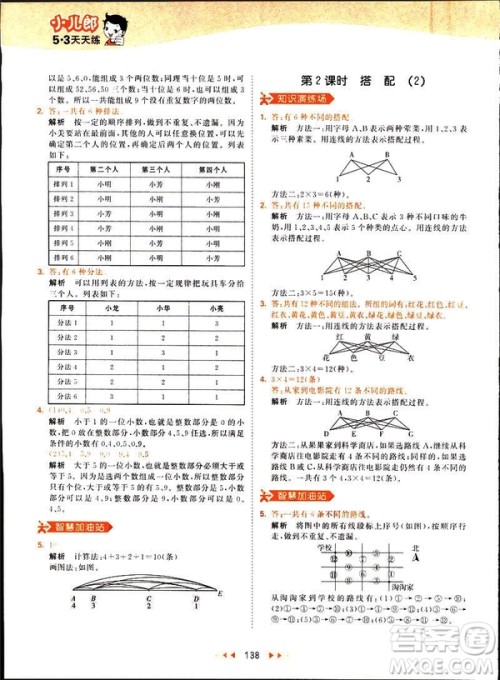 2019春季53天天练三年级下册数学人教RJ版答案 2019春季53天天练三年级下册数学人教RJ版答案