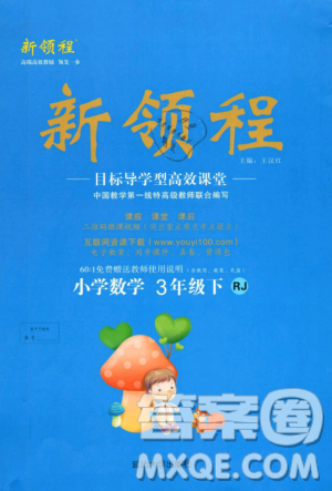 2019春新领程小学数学3年级下RJ人教版参考答案