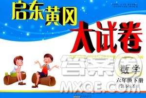 2019启东黄冈大试卷六年级数学下册江苏版适用参考答案 2019启东黄冈大试卷六年级数学下册江苏版适用参考答案