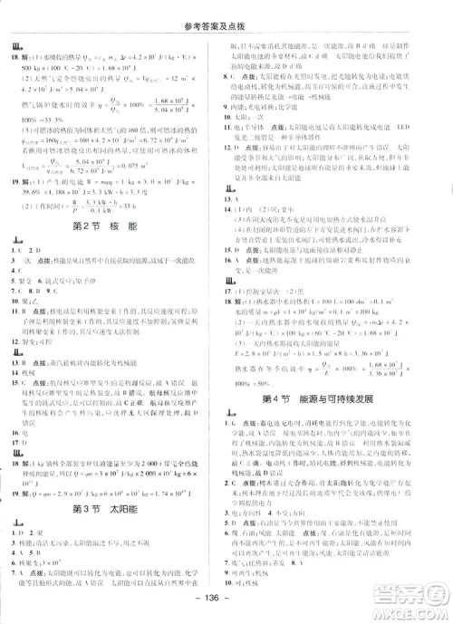 2019荣德基典中点综合应用创新题物理九年级下册人教版答案 2019荣德基典中点综合应用创新题物理九年级下册人教版答案