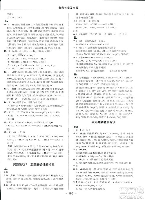 典中点综合应用创新题2019九年级下册化学人教版答案 典中点综合应用创新题2019九年级下册化学人教版答案