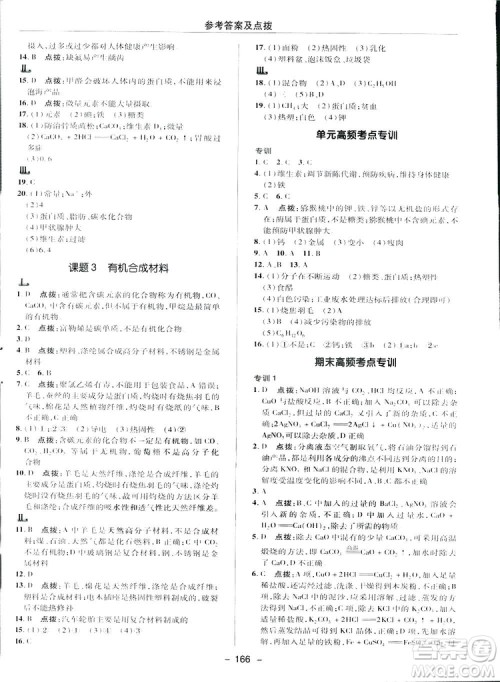 典中点综合应用创新题2019九年级下册化学人教版答案