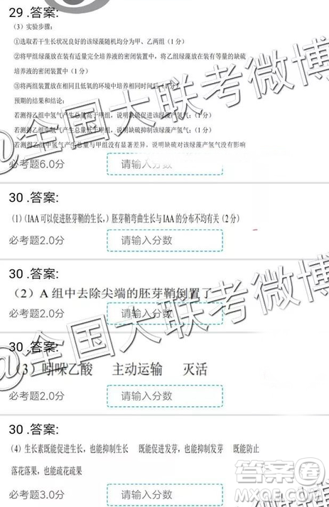 云南师大附中2019届高三第七次月考文综理综参考答案 云南师大附中2019届高三第七次月考文综理综参考答案