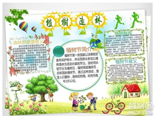 2019植树节的手抄报图片 植树节手抄报简单图片整理 2019植树节的手抄报图片 植树节手抄报简单图片整理