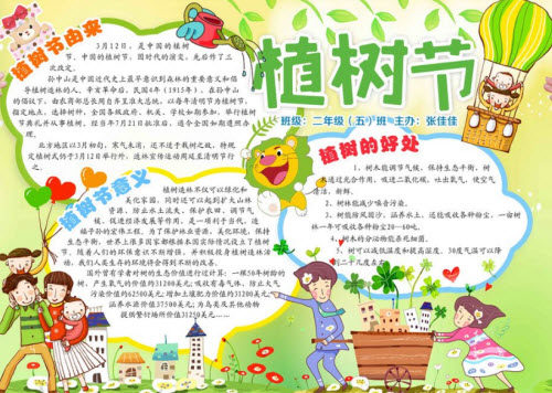 2019年植树节手抄报怎么制作