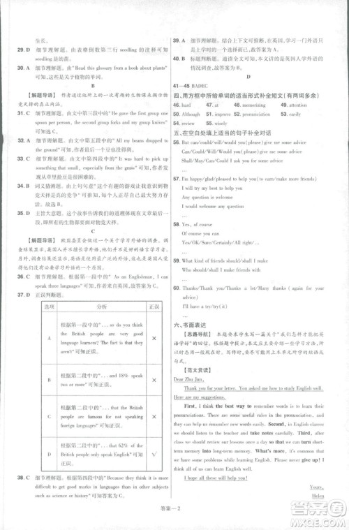 2019版天星教育一遍过九年级英语全一册RJ版9787565136733人教版答案 2019版天星教育一遍过九年级英语全一册RJ版9787565136733人教版答案