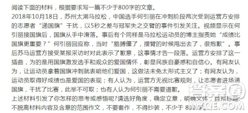 关于马拉松递国旗作文800字 苏州太湖马拉松递国旗作文构思范文