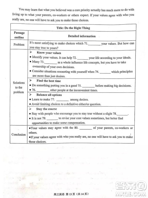 2019年3月苏锡常镇四市一模高三英语试卷及答案解析 2019年3月苏锡常镇四市一模高三英语试卷及答案解析
