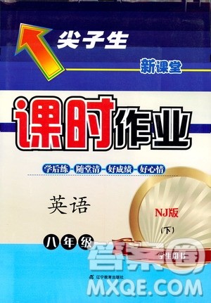 2019年尖子生课时作业英语八年级下册NJ版牛津版参考答案