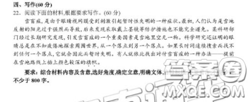 雪盲症作文 关于雪盲症的作文800字 雪盲症作文 关于雪盲症的作文800字