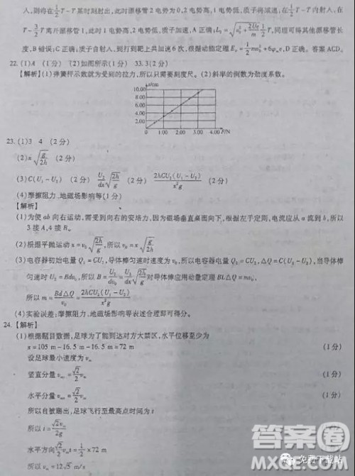 2019年百师联盟全国高三冲刺考二全国Ⅰ卷试题理综试卷及答案 2019年百师联盟全国高三冲刺考二全国Ⅰ卷试题理综试卷及答案