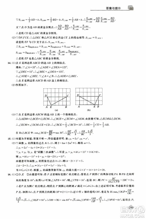 2019年丢分题中考数学9787535199843参考答案