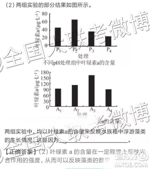 2019年全国普通高中高三四月大联考文理综参考答案 2019年全国普通高中高三四月大联考文理综参考答案