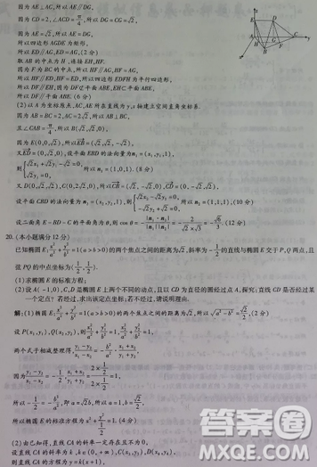 2019年普通高等学校招生全国统一考试高考仿真模拟信息卷押题卷十一理数试题及答案