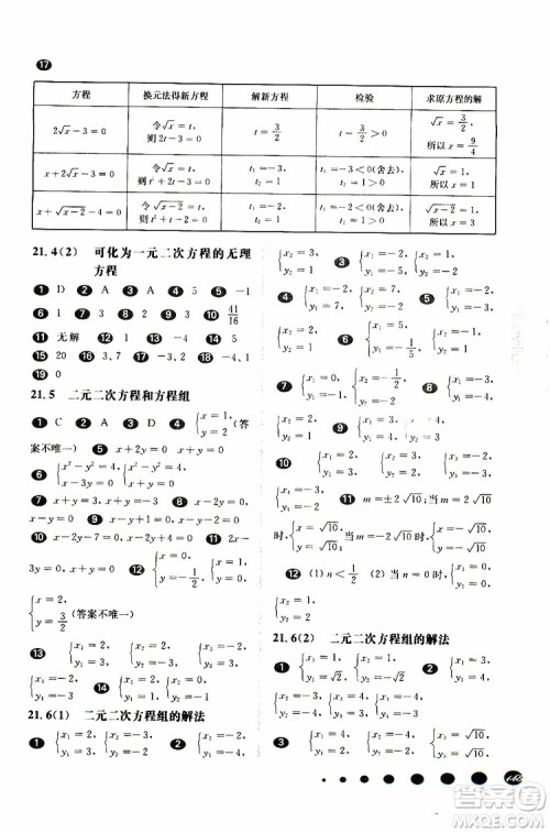 2019年华东师大版一课一练八年级下册数学第二学期参考答案