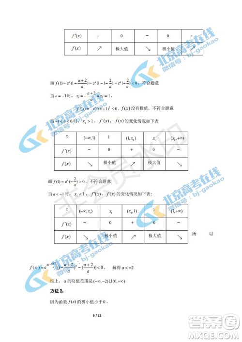 2019年北京海淀区高三二模文理数试卷及答案